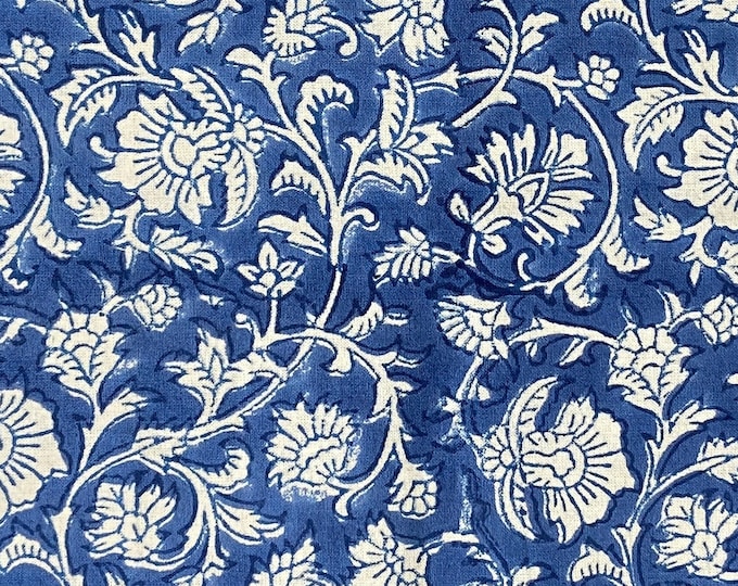 8 Seater Rectangular Floral Tablecloth with Napkin set, Jaipur Tablecloth Indian Block Print Cotton table Cover, Housewarming Gift