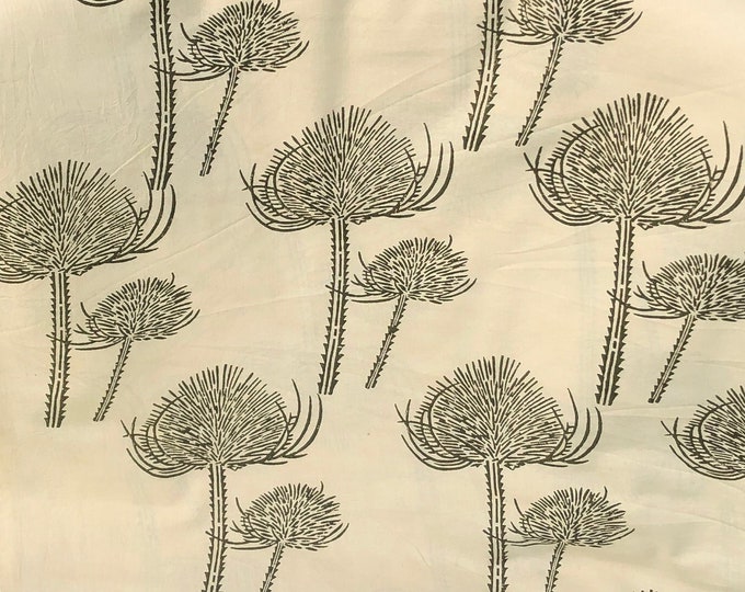 Hand Block Print 100% Cotton Fabric Evening Bag Fabric Cosmetic Bag Fabric Project bag Fabric Photo Album Fabric Notebook Fabric FAB256
