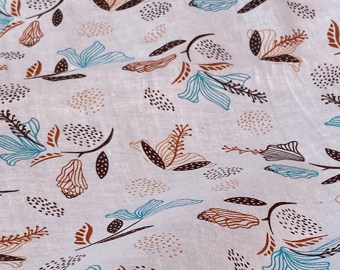 Beautiful Floral Motif/Patchwork/Digital Print/Craft Fabric/Cotton Fabric/Premium Quality/Home Decor/Crafts Sewing/Dress Fabric 389