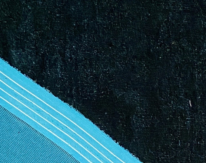 Velvet Sky Blue Fabric