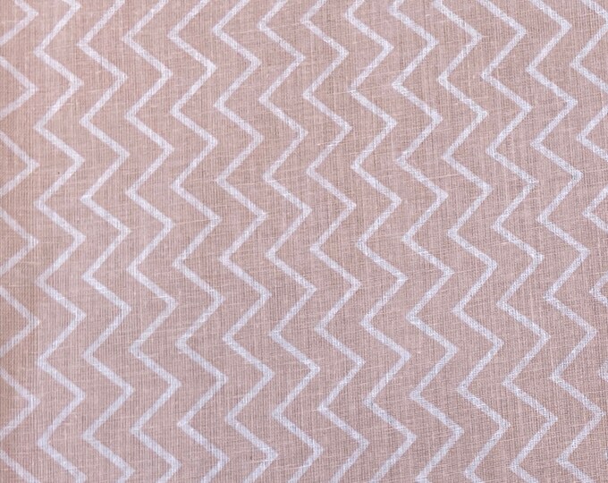 Chevron Fabric/Zig Zag Stripes/Digital Print/ Cotton Fabric/Abstract Chevron Zig Zag fabric/Dressmaking Material/Hair Bows Crafting 62"  401