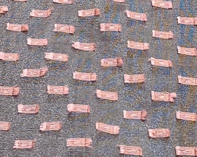 Coral Orange Net curtain fabric/Embroidered Pattern/Window fabric/Washable curtain/Fabric Scalloped Beaded Net Fabric/Fancy Dress 396