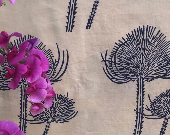 Hand Block PrintS 100% Cotton Fabric Kimono Fabric Photo Album Fabric Cushion Cover Block Print Fabric Block Print Handmade Indigo FAB256