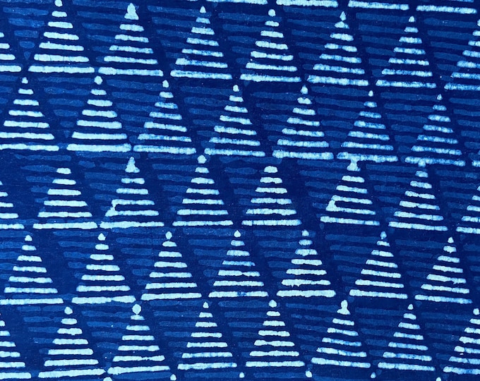 Indigo/Dabu/Blue block print fabric Hand Printed Indian Fabric Natural Vegetable Dye Tablecloth Sewing Fabric, fab-341