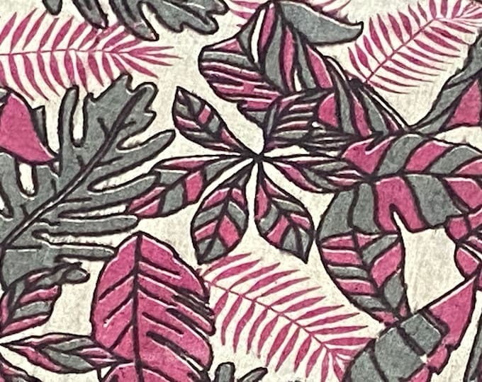 Block Print 100% cotton kalamkari Fabric; music festival dress  FAB411