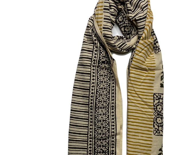 Indian Hand Block Printed Cotton Sarongs, Beach Wrap Pareos, Party Wear Scarves, Indian Hand Block Print Cotton Scarves, Summer Scarves.