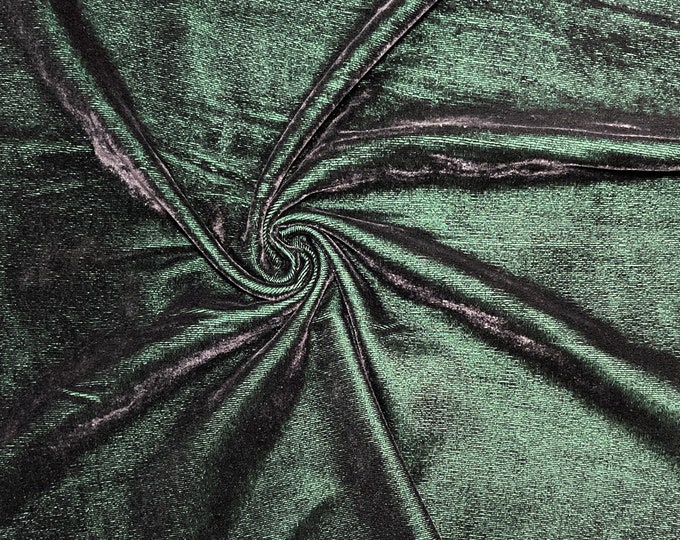 Velvet Islamic Green fabric fab413