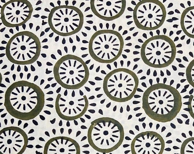 Block Print 100% Cotton Fabric FAB290