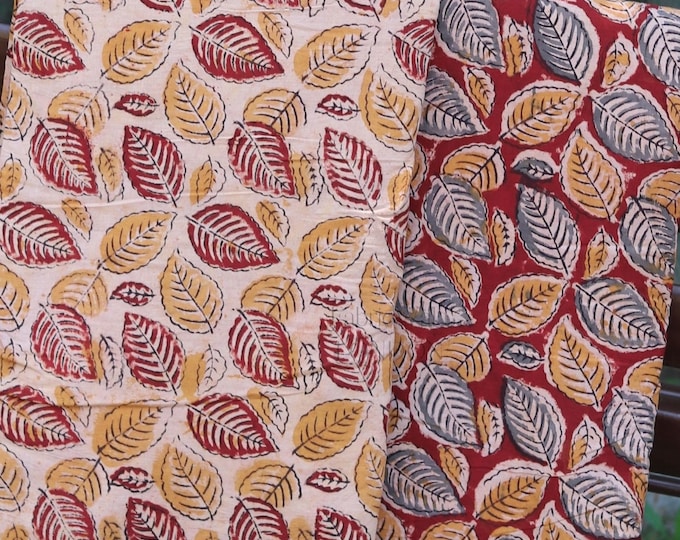 Block Print 100% cotton kalamkari Fabric; FAB109music festival dress