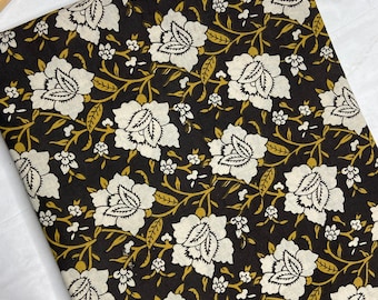 Floral printed cotton fabric, hand block print clothing fabric, kids dress making fabric, handmade fabric Fab518