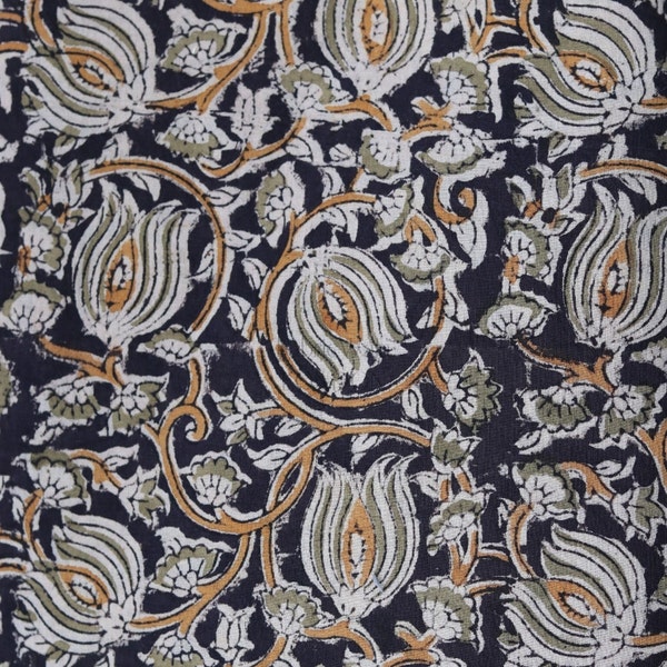 Tissu en coton imprimé oiseaux, tissu artisanal, couture, tissu de kimono, tissu de couture, tissu indien, par mètre, robes d'été, FAB100