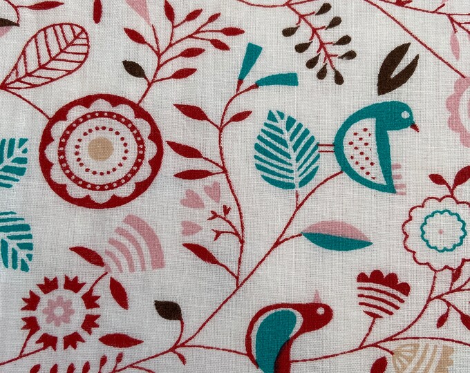 100% Soft Cotton Floral Bird Print Quilt blanket Gift Picnic/Travel Blanket Travel/Beach Throw Sofa Throw Camping Mat Housewarming Gift 1