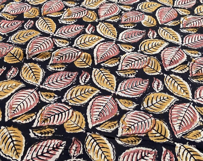 Block Print 100% cotton kalamkari Fabric; FAB109music festival dress