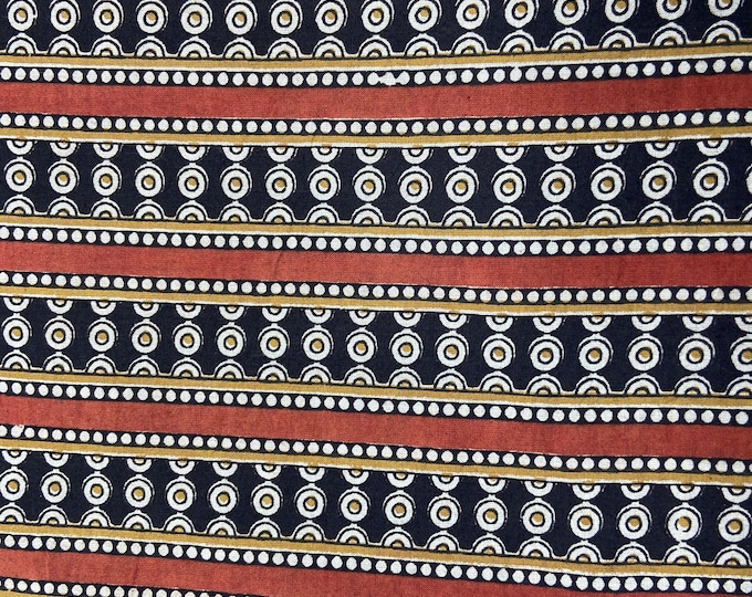 Block Print Fabric Women New Design Fabric Printed Crepe Unstitched Sewing For Kurti/Top/Gown/Palazzo/Child/Girls Natural Vegetable  Fab514