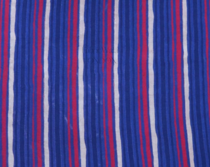 Geometric Pattern Hand Block Print 100% Cotton Fabric Lining Pattern Fabric Handmade Curtain Fabric Dressmaking Fabric  FAB281