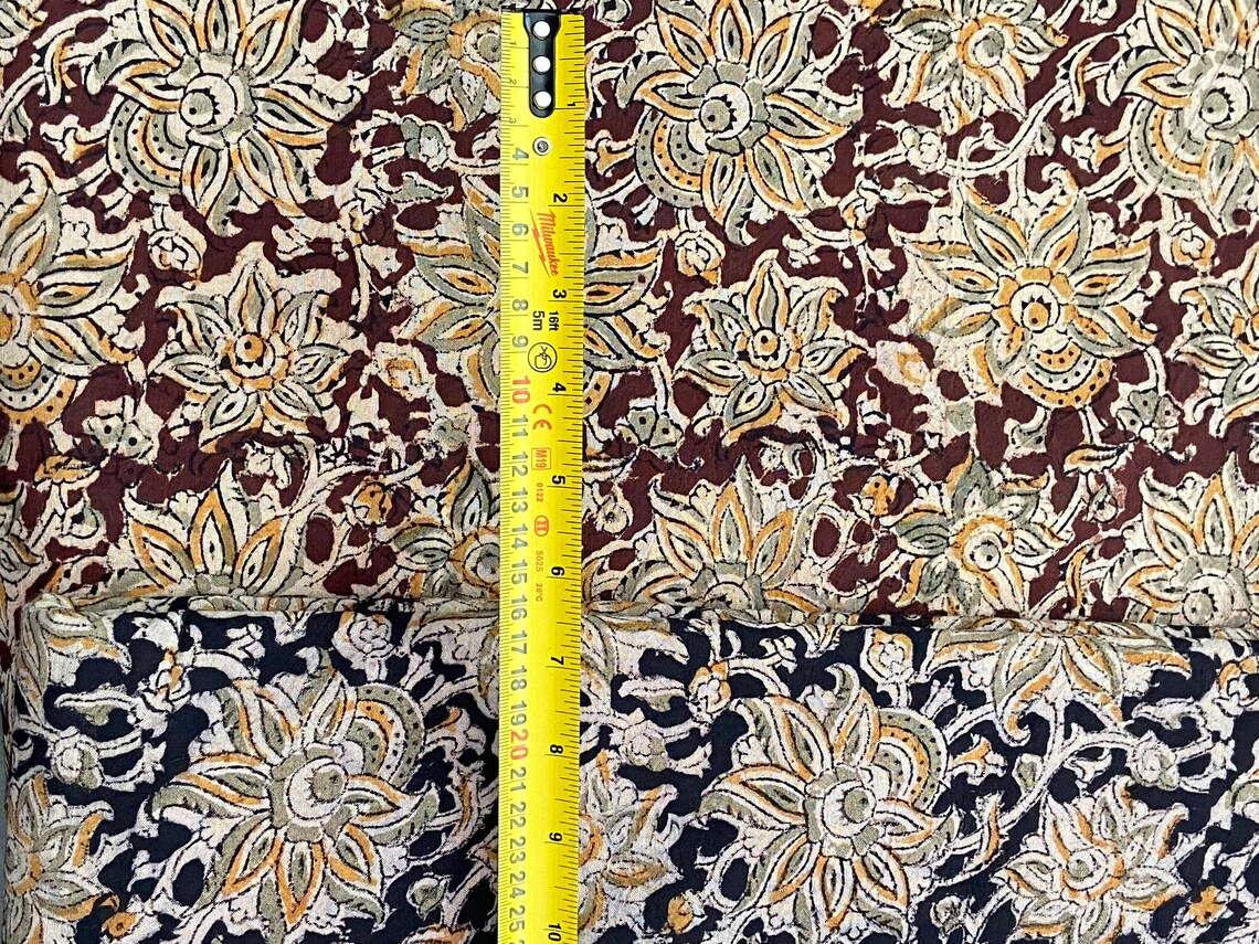 Kalamkari Jaipur Hand Block Print Fabric Vintage Persian Etsy UK
