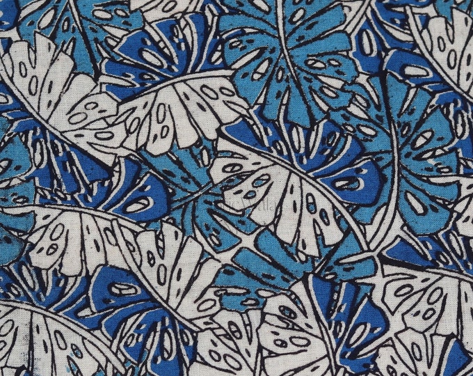 Block Print 100% cotton kalamkari Fabric FAB307music festival dress