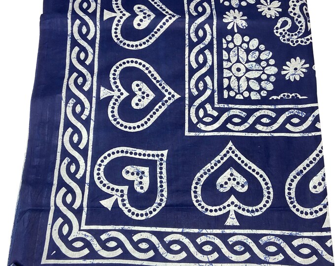 Double bed Block Print Bedsheet Indigo/Dabu With 2 Pillow Covers Soft and Comfy Bedspread Home decor Bedroom decor at Fabricwala (60*90) B4