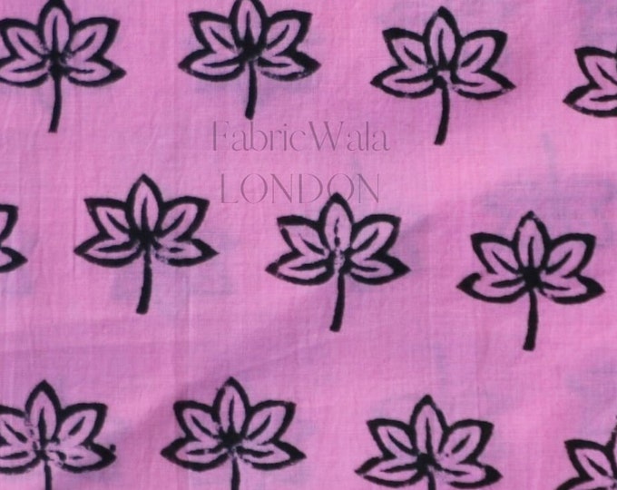 Block Print 100% cotton Fabric FAB275