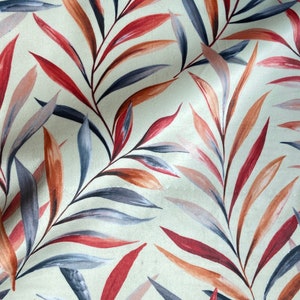 Polsterstoff für Wohnkultur Schüttgut, Stuhl Couch Kissen, Digital bedruckte Stoff Polyester strapazierfähig, Samt Material 54 Zoll breit