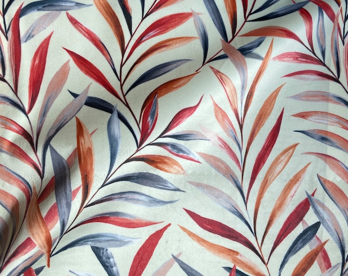 Upholstery Fabric for Home Decor By The Yard, Chair Couch Pillow, Digital Printed Fabric Polyester hard wearing, Velvet Material 54inch Wide