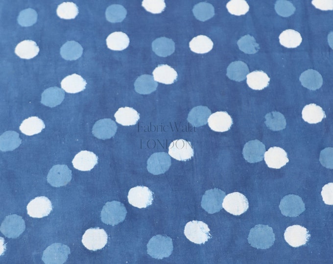 Indian Hand Block Print 100% cotton Fabric FAB313