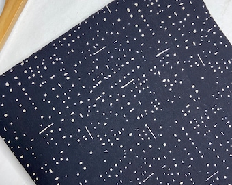 Black-White Dot print cotton fabric block print fabric dress Vegetable dyed Indian fabric handmade fabric by yard women's clothing Fab527