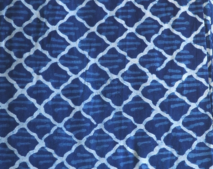 Hand Block Print 100% Cotton Fabric FAB260