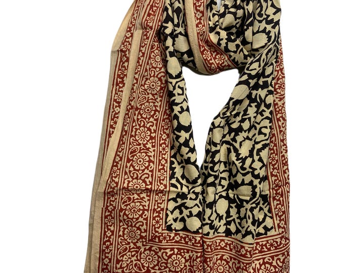 Indian Hand Block Print Cotton Scarf, Beach Sarongs, Beach Wrap Sarong, Sarong, Indian Hand Block Printed Cotton Sarongs, summer Scarf