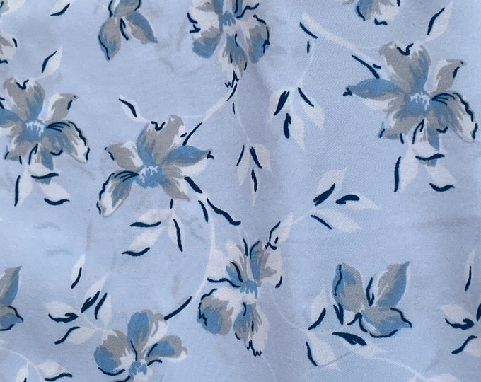 Floral digital Print Design/Premium Cotton Fabric/Kids Party Dress/Patchwork/Sewing Craft Material Bags Dressmaking Quilting 98" 397