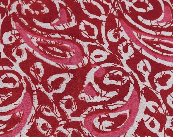 Block Print 100% cotton kalamkari Fabric; music festival dress FAB184