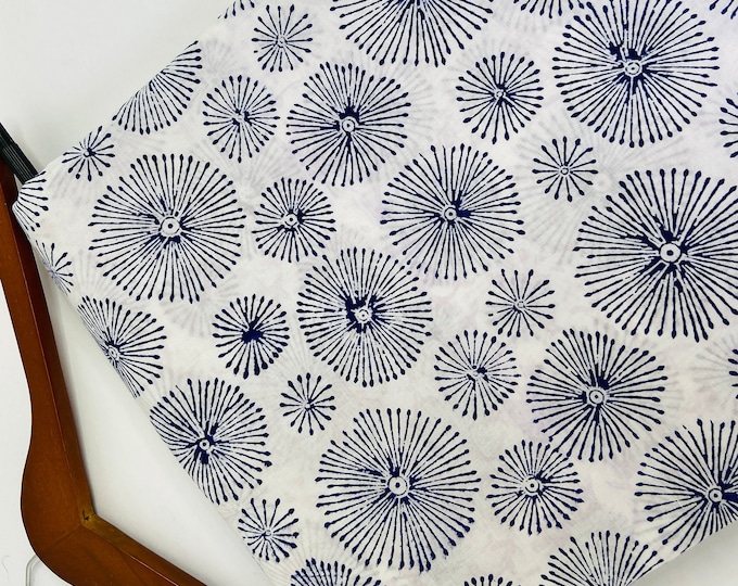 Indian Hand Block PrintS Indigo/Red/Black/Mustard/Dark grey/Olive green 100% Cotton Fabric  FAB252 Fabricwala