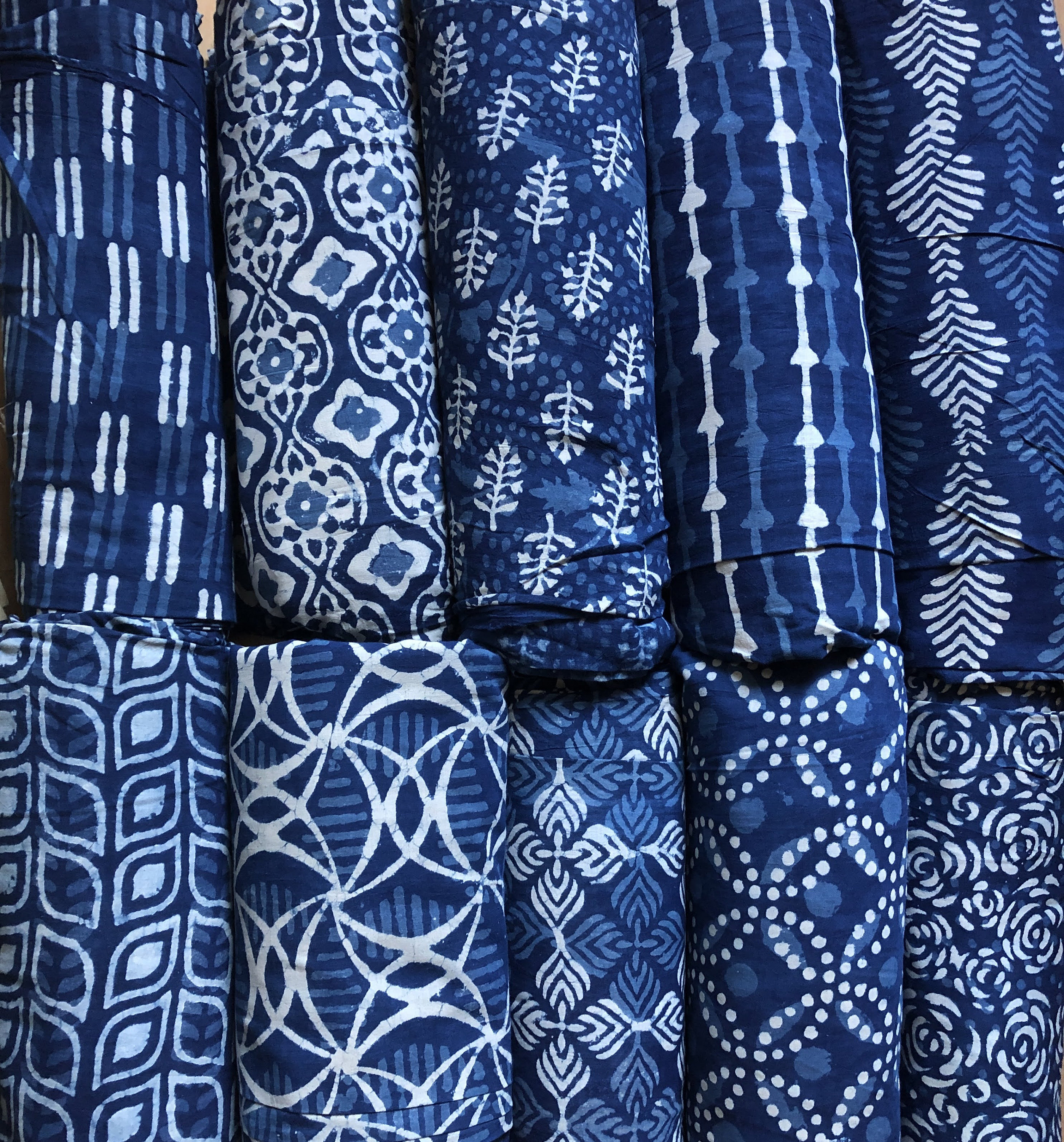 Indigo fabric cheap