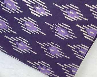 Kashish Hand Block Print Cotton Running Fabric Natural Color Fabric, Indian block print Fabric, ethnic fabric by Yard Fab485