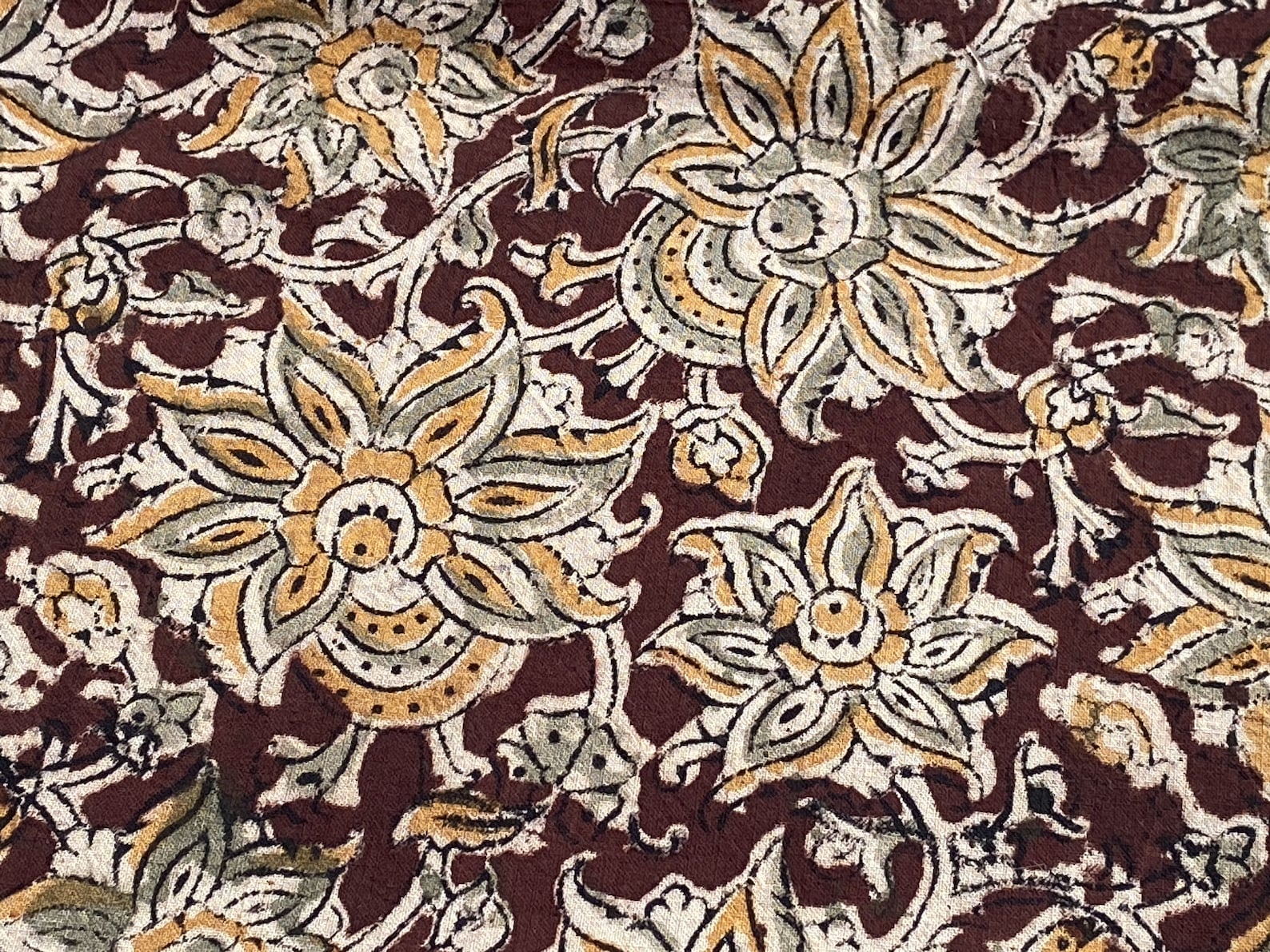 Kalamkari Jaipur Hand Block Print Fabric Vintage Persian - Etsy UK