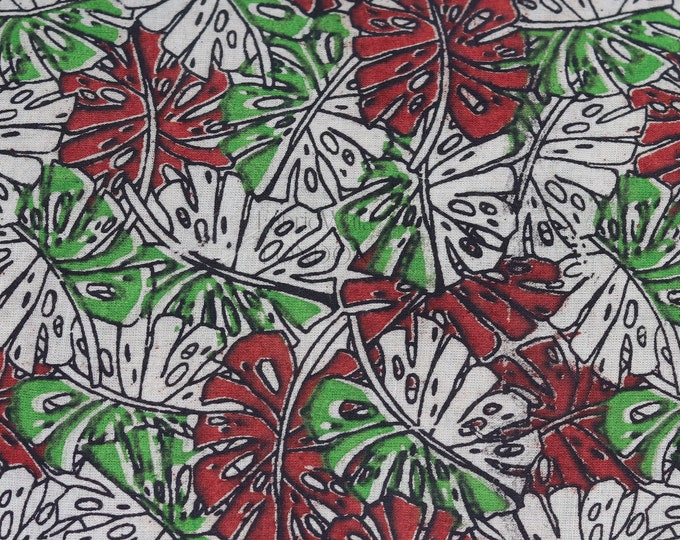 Block Print 100% cotton kalamkari Fabric FAB307music festival dress