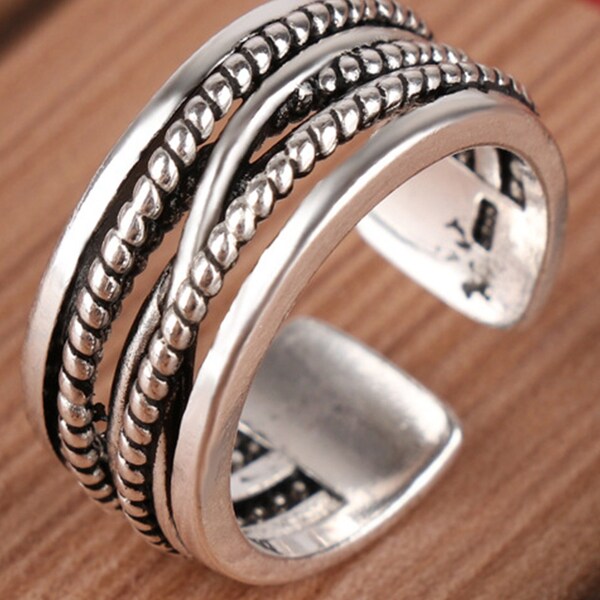 Silver Rings for Women Chunky Etsy