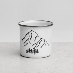 Mountain Scene Mug, Gift Mug, Coffee Cup