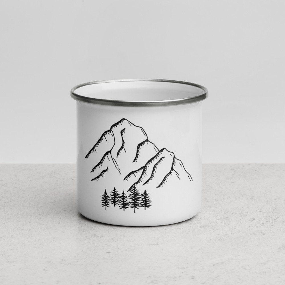 Mountain Scene Mug, Gift Mug, Coffee Cup Etsy UK
