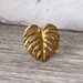 Cheese Plant Vintage Gold Brass Door Knobs Cabinet Cupboard Drawer Pulls Golden Handle Metal Drawer Pull Bedroom Chest of Drawers Antique 