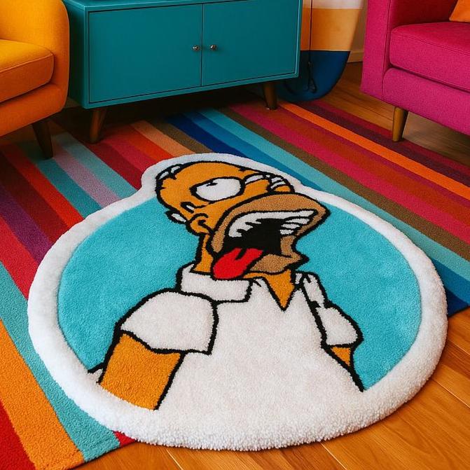 Homer simpson rug - Etsy 日本