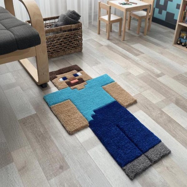 Minecrafts Rug - Etsy