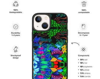 Night Garden Biodegradable phone case