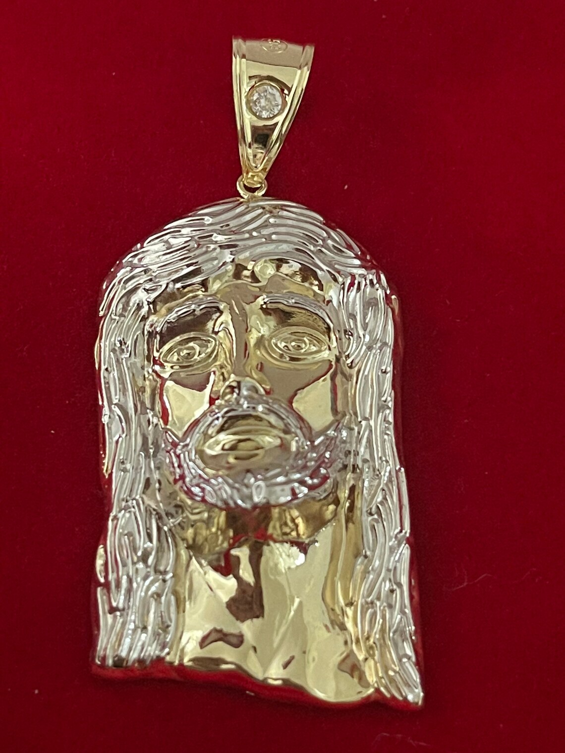 Jesus charm gold Clearance