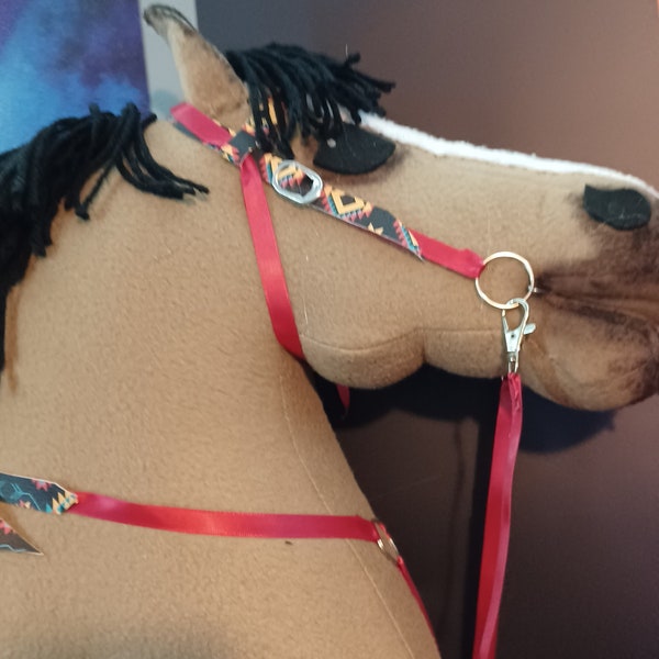 NEW Adjustable Hobby horse bridle!"True Western"