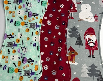 Holiday Burp Clothes