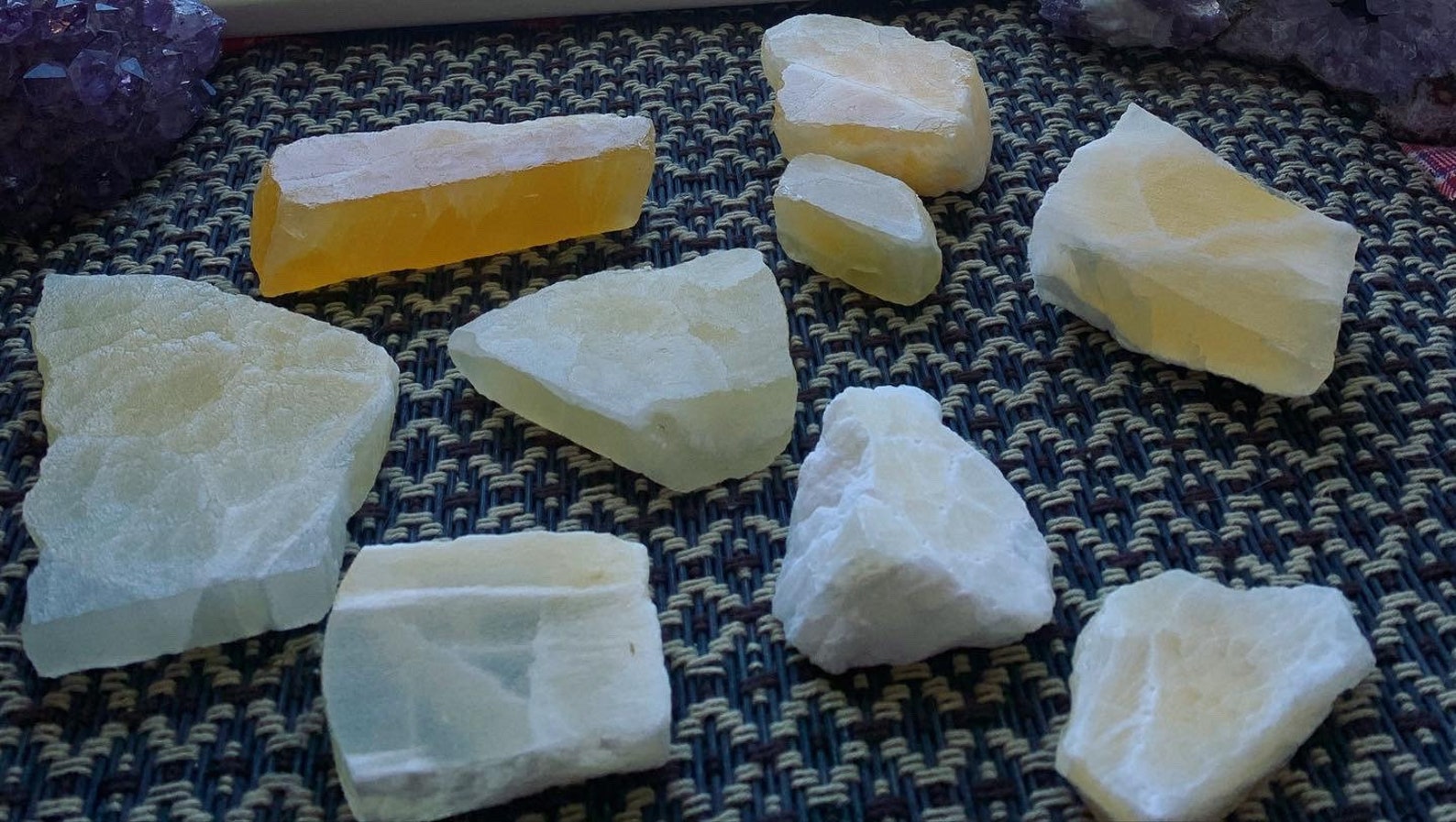 STUNNING BULK NATURAL calcite pieces from Utah Etsy