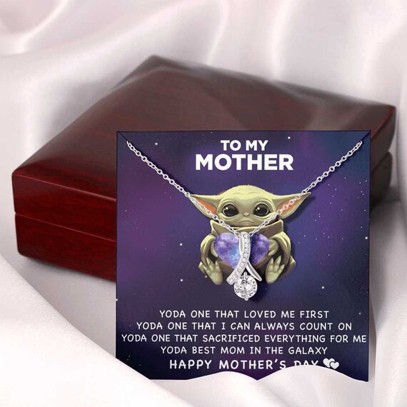 Yoda mother's sale day necklace