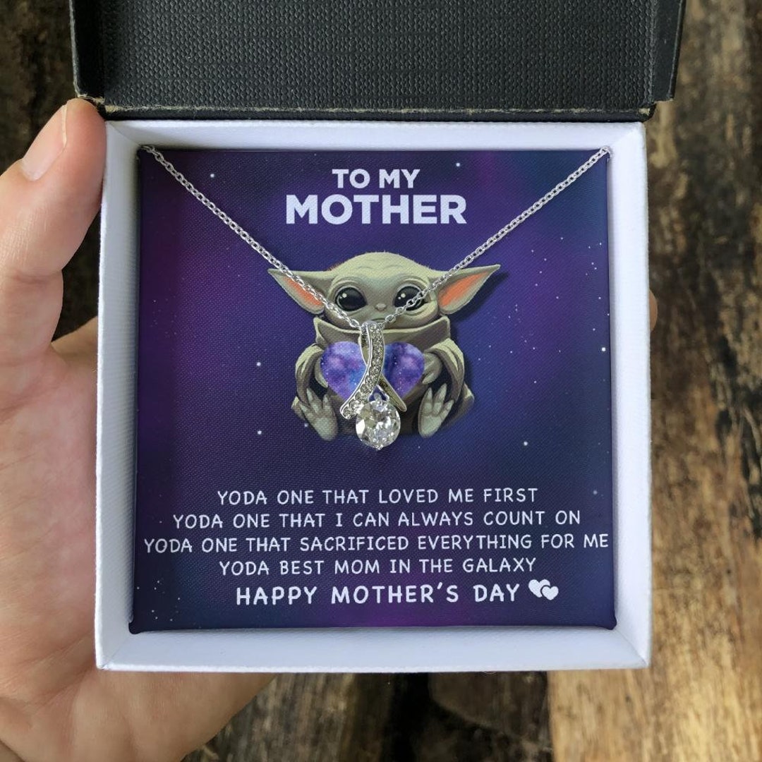 Yoda mother's sale day necklace