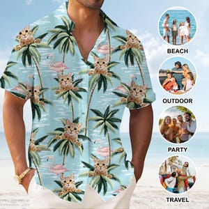 Custom Face Hawaiian Shirt: Personalized Photo Aloha Shirt